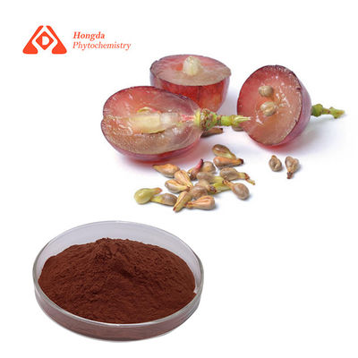 extraits végétaux naturels 95% Proanthocyanidines Extrait de graines de raisin Poudre Antioxydant Extrait de graines de raisin